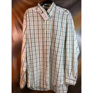 L Facconable‎ check shirt. Olive and beige. 52” chest R.